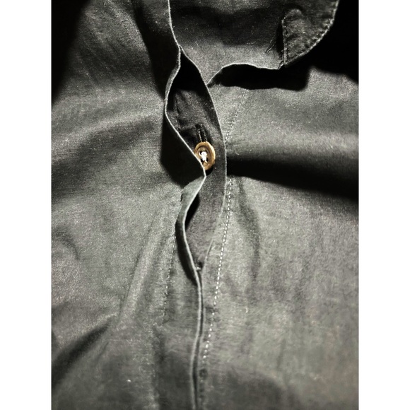 DKNY essentials black button down top - Picture 3 of 5